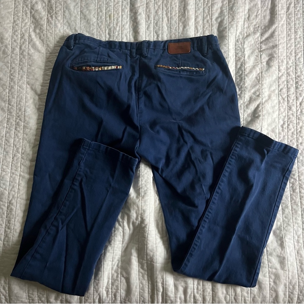 HERMES Blue Jeans 34W 32L - Picture 2 of 4